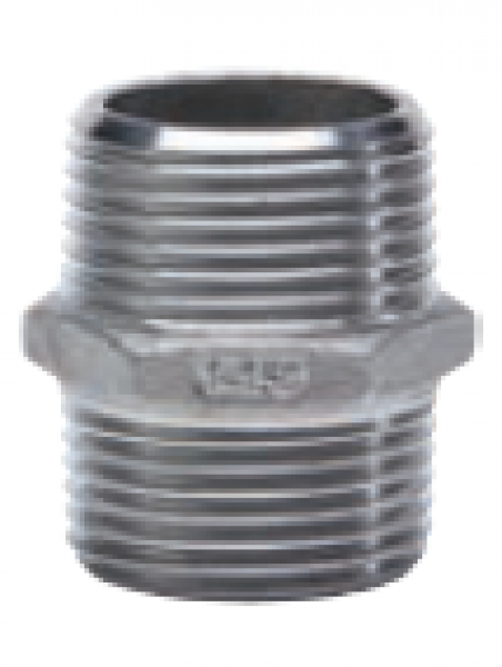 Sechskant-Doppelnippel, A/A, Typ 280, 1"